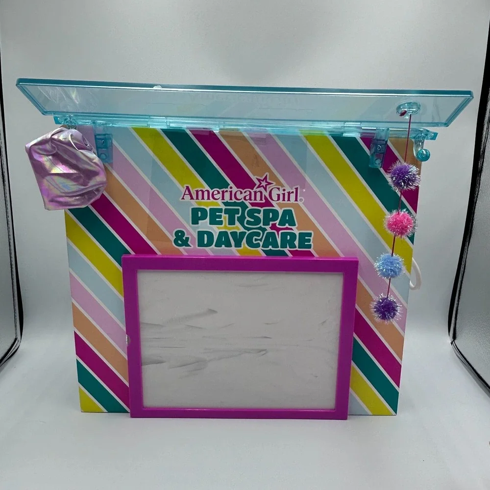 American Girl Truly Me Doll Pet Spa and Daycare Playset Mostly Complete Set READ